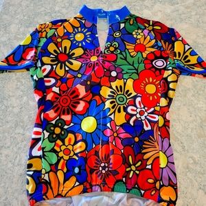 Womens Bicycle Zip Shirt